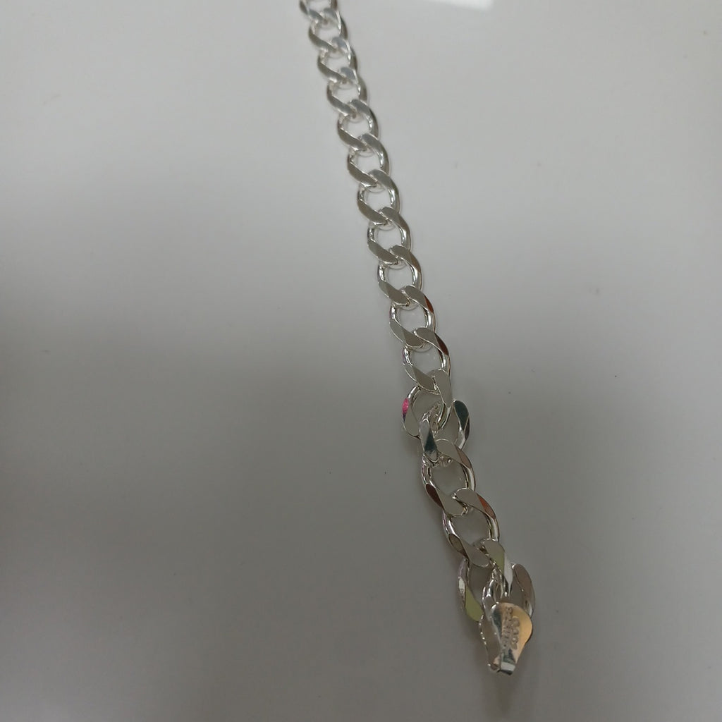 PULSERA BARBADA PLATA .925 19G (NUEVO)