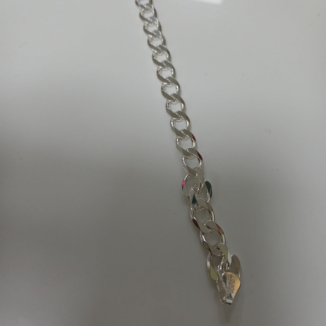 PULSERA BARBADA PLATA .925 19G (NUEVO)