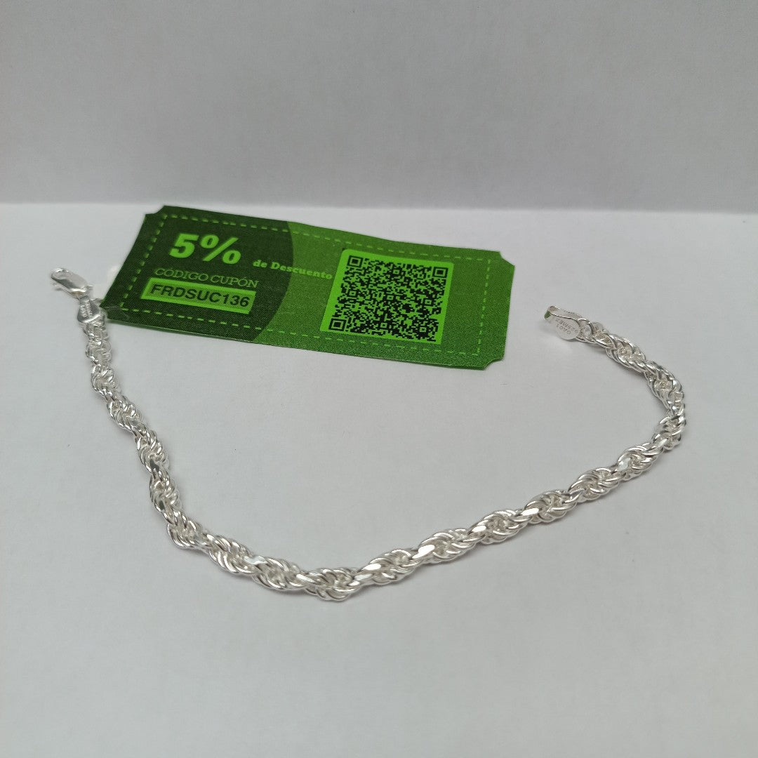 PULSERA TORSAL PLATA .925 14.3G (NUEVO)
