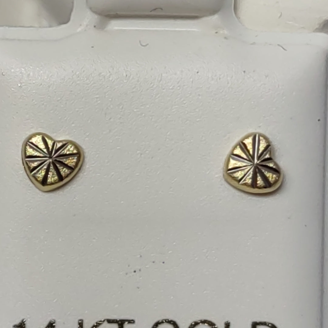 BROQUELES ORO 14K 1 (NUEVO)