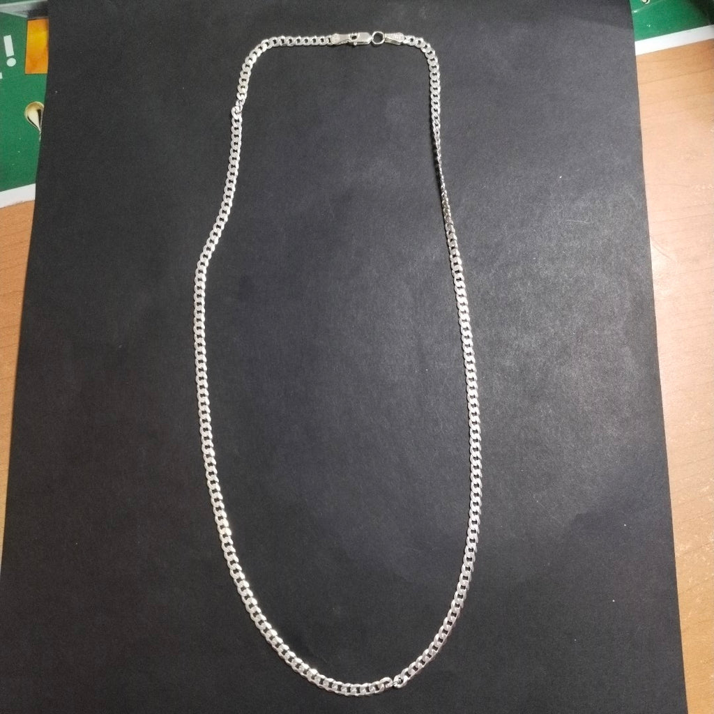 CADENA BARBADA PLATA .925 12.5G (NUEVO)