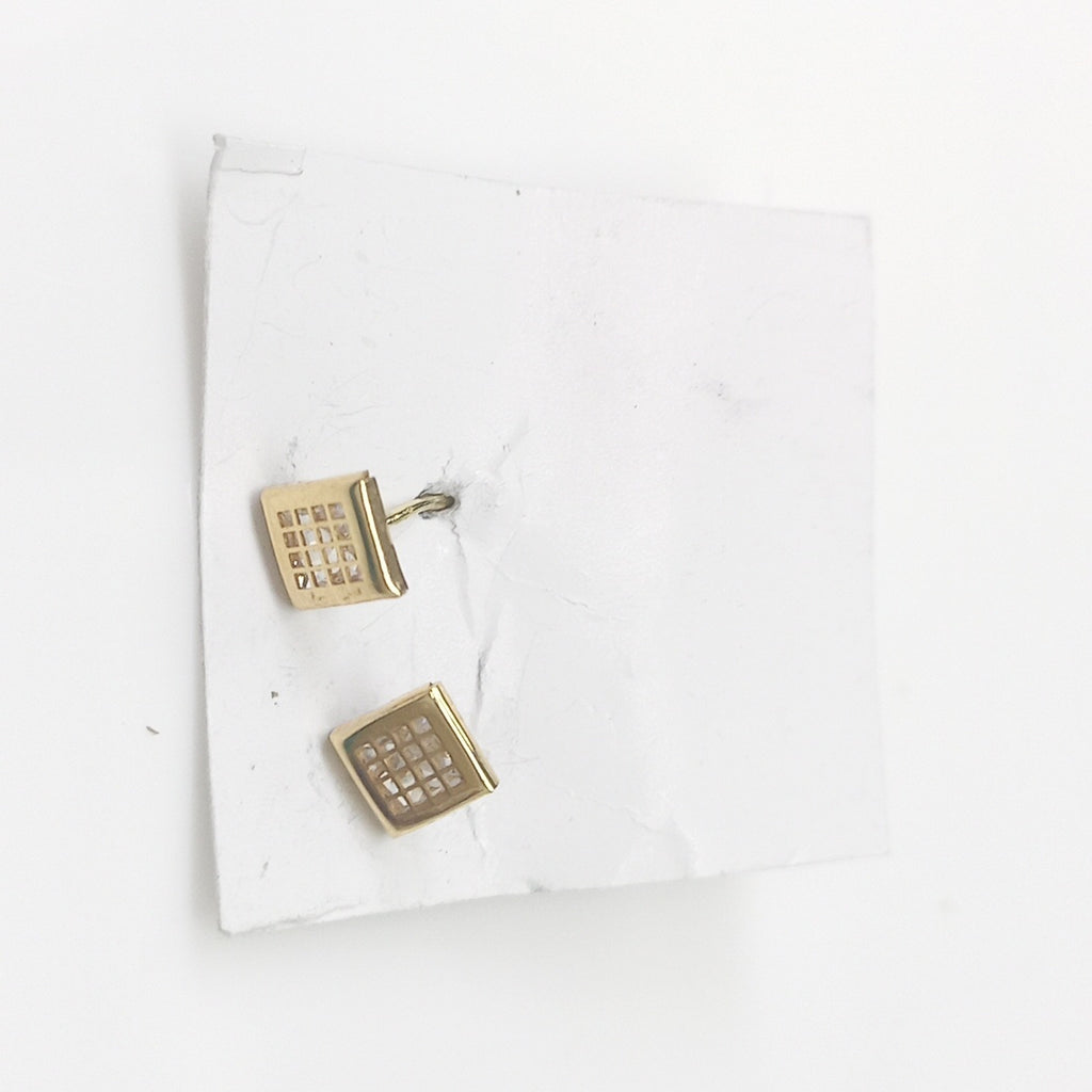 BROQUELES ORO 10K 1 (NUEVO)