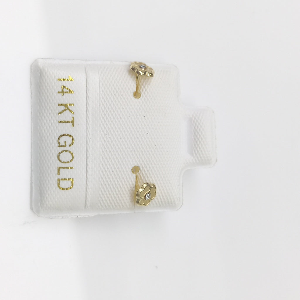 BROQUELES ORO 14K 1 (NUEVO)