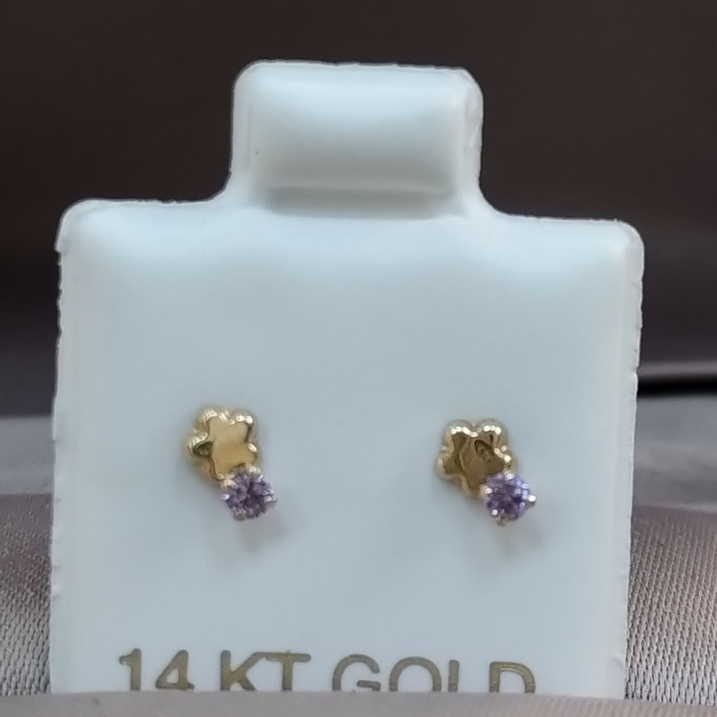 BROQUELES ORO 14K 1 (NUEVO)