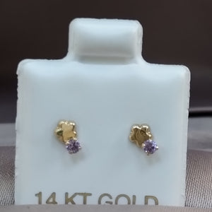 BROQUELES ORO 14K 1 (NUEVO)