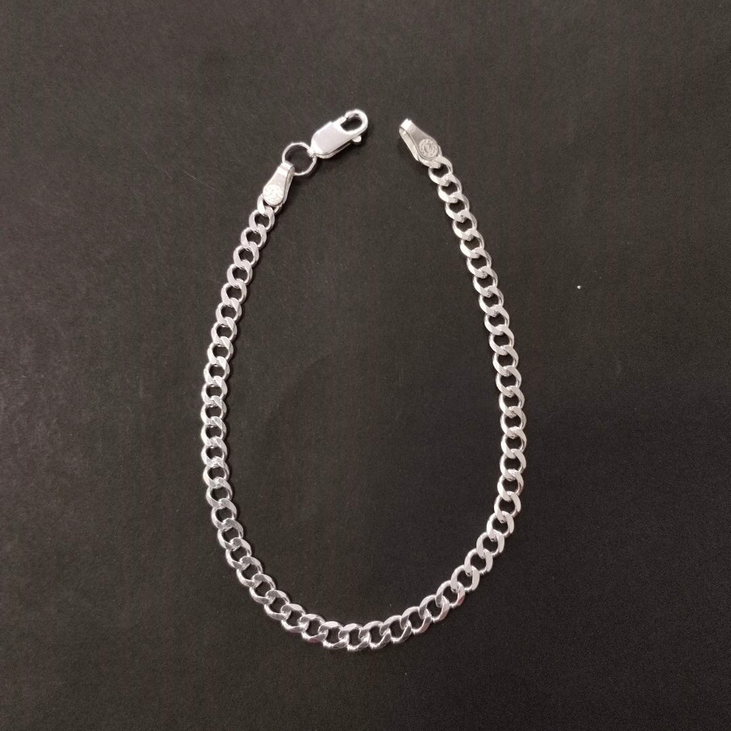 PULSERA BARBADA PLATA .925 4.6G (NUEVO)