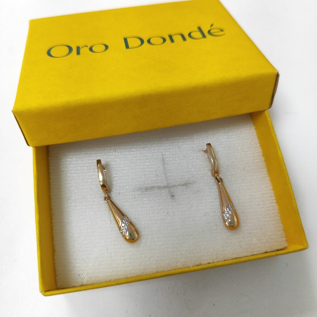 BROQUELES ORO 14K 2.5 (NUEVO)