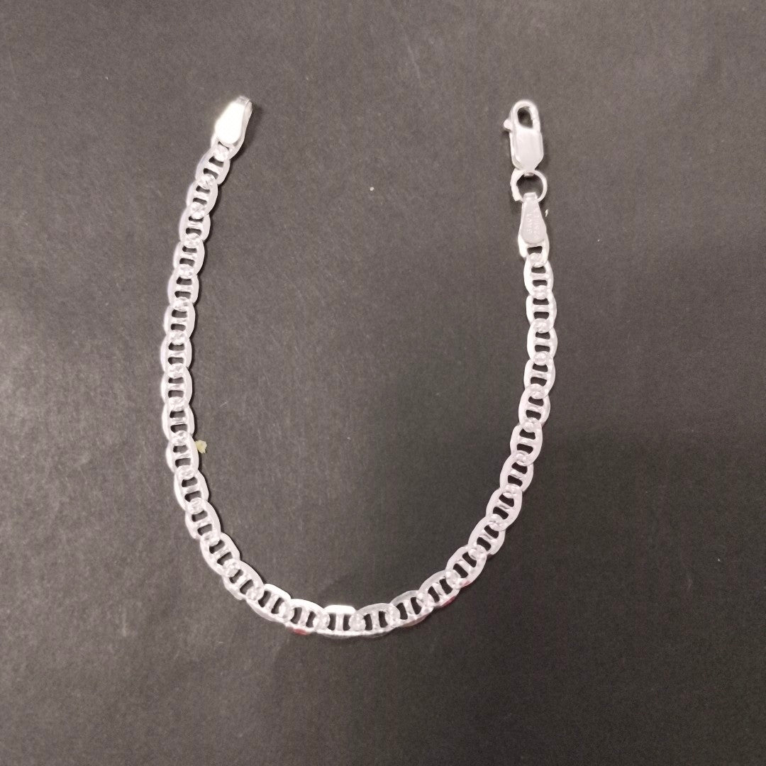 PULSERA TEJIDO MARINERO PLATA .925 4.1G (NUEVO)