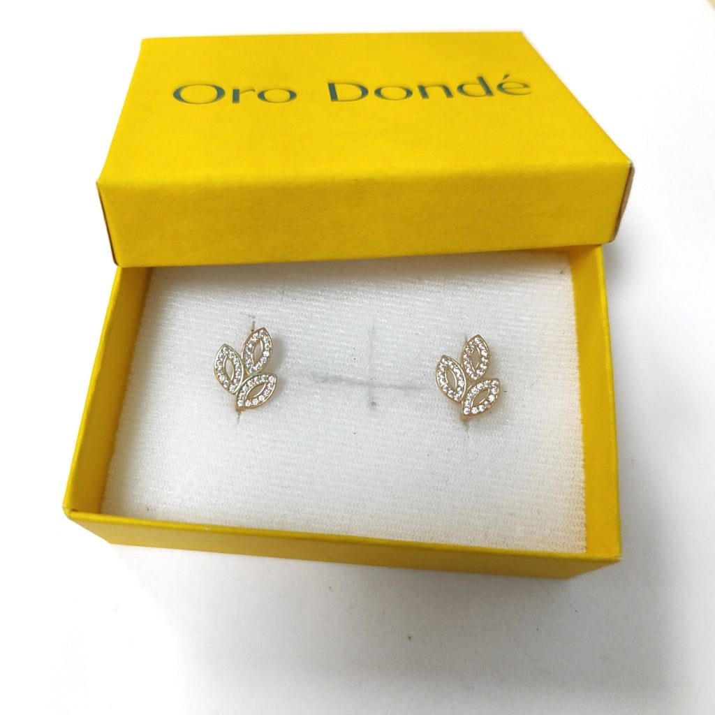 BROQUELES ORO 14K 2.4 (NUEVO)