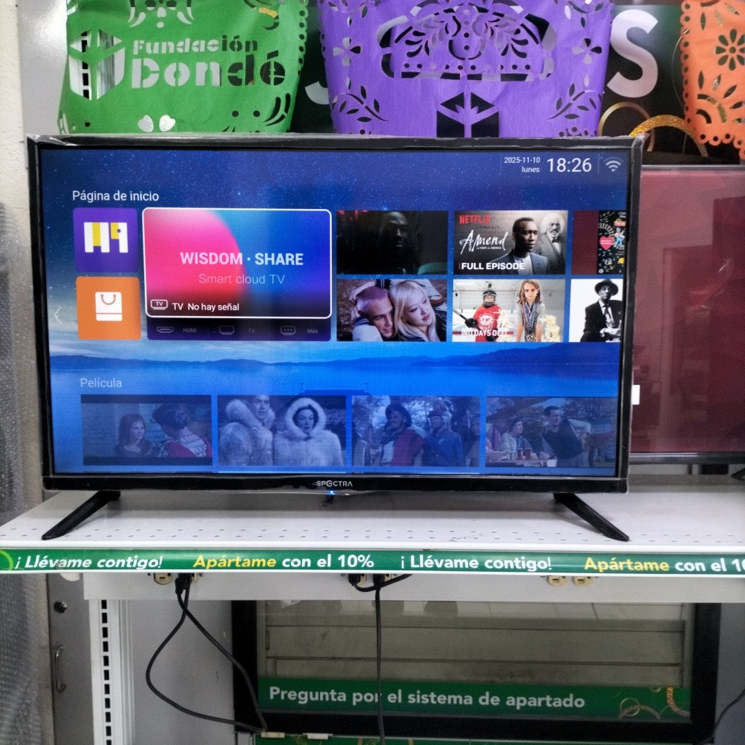 PANTALLA SPECTRA 32-SMSP (2020) 32" LED HD (SEMINUEVO)