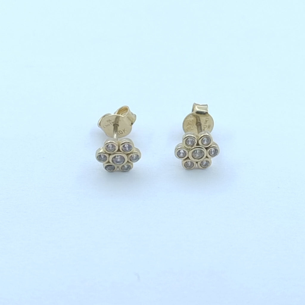 BROQUELES ORO 10K 1.2 (NUEVO)