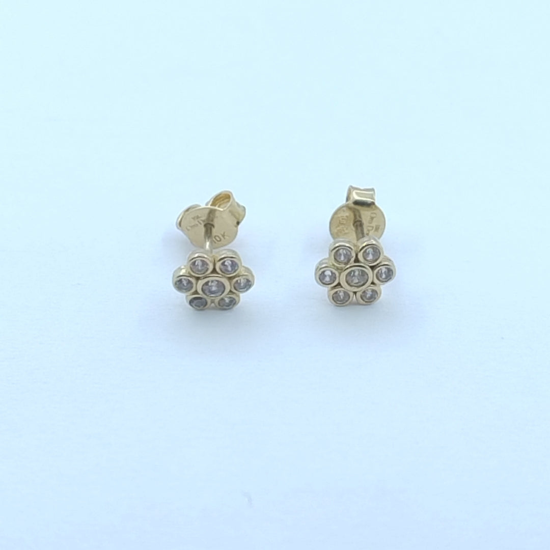 BROQUELES ORO 10K 1.2 (NUEVO)