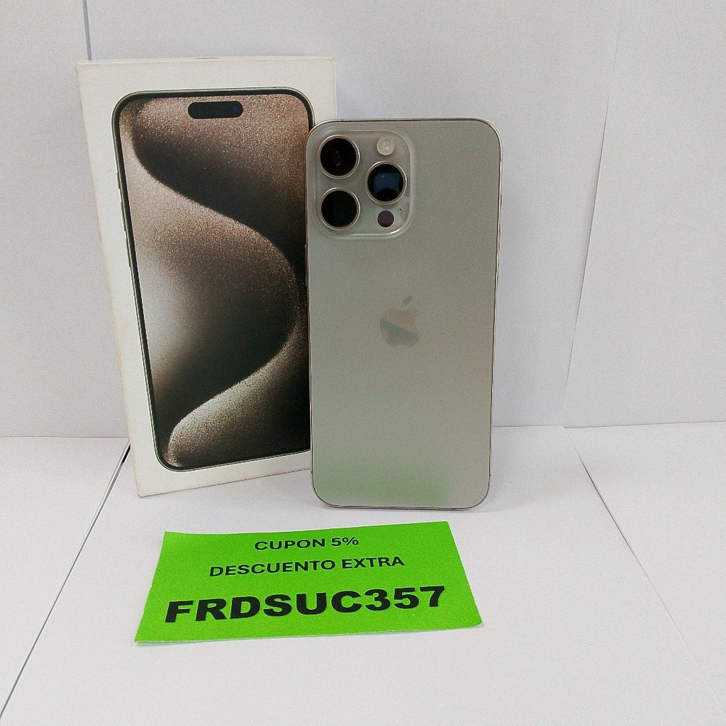 CELULAR APPLE IPHONE 15 PRO MAX A3105 (2023) 256 GB 8 GB RAM (SEMINUEVO)