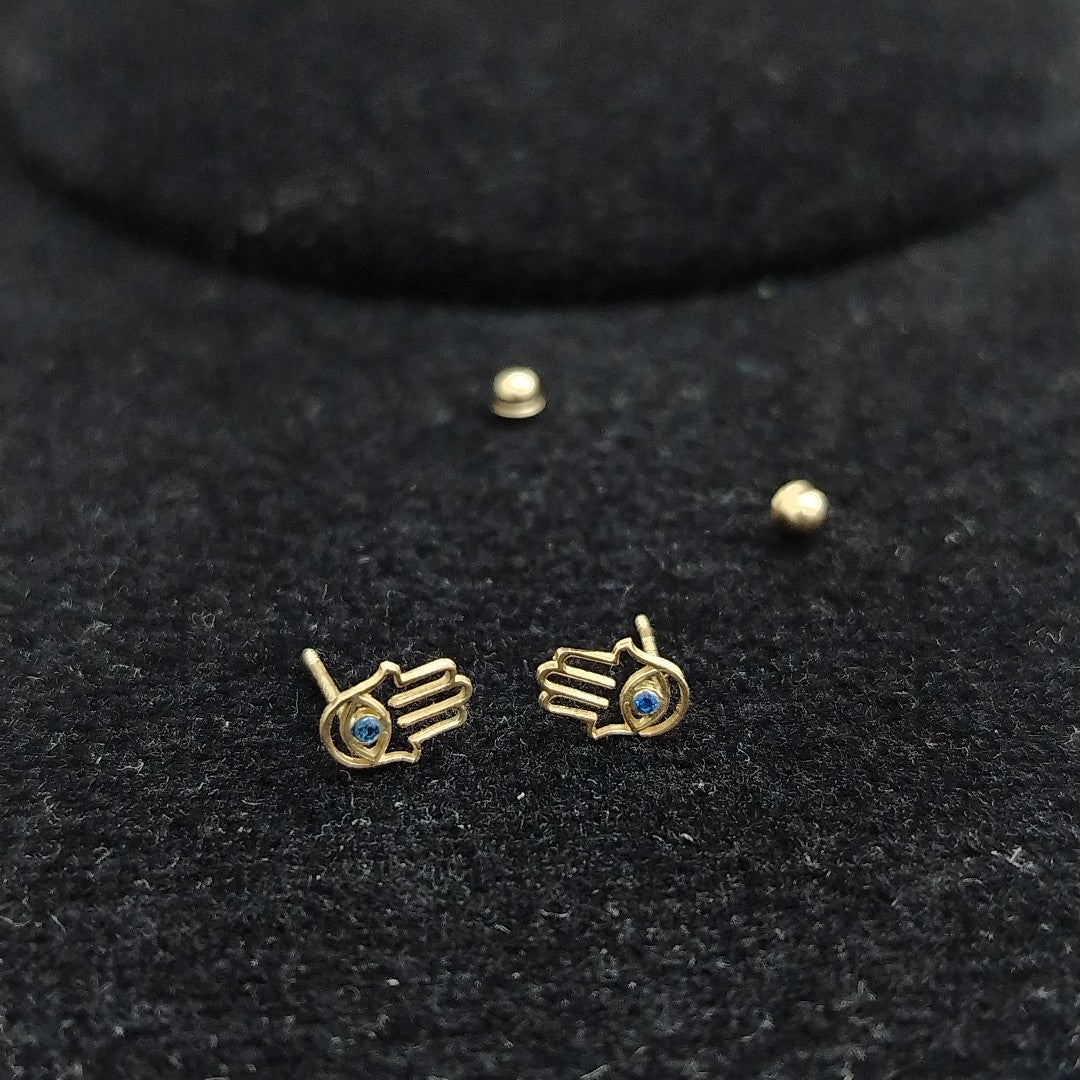 BROQUELES ORO 10K 1 (NUEVO)