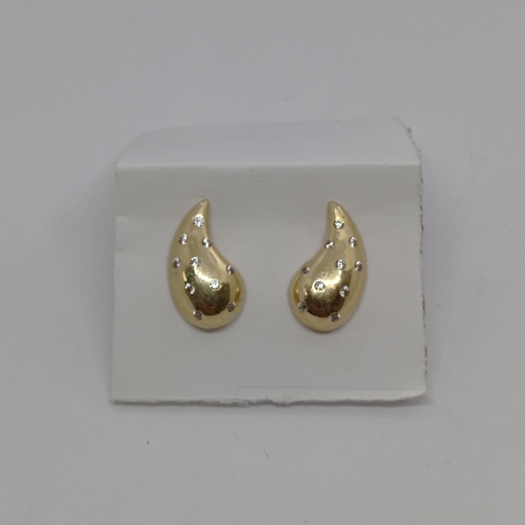 BROQUELES ORO 14K 2 (NUEVO)