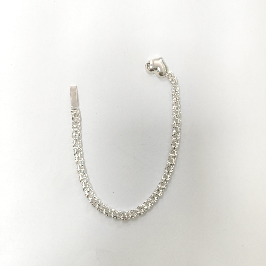 PULSERA TEJIDO CHINO PLATA .925 8.8G (NUEVO)