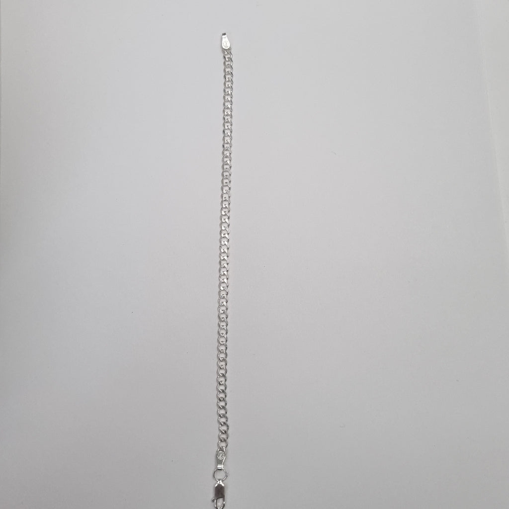 PULSERA BARBADA PLATA .925 4.6G (NUEVO)