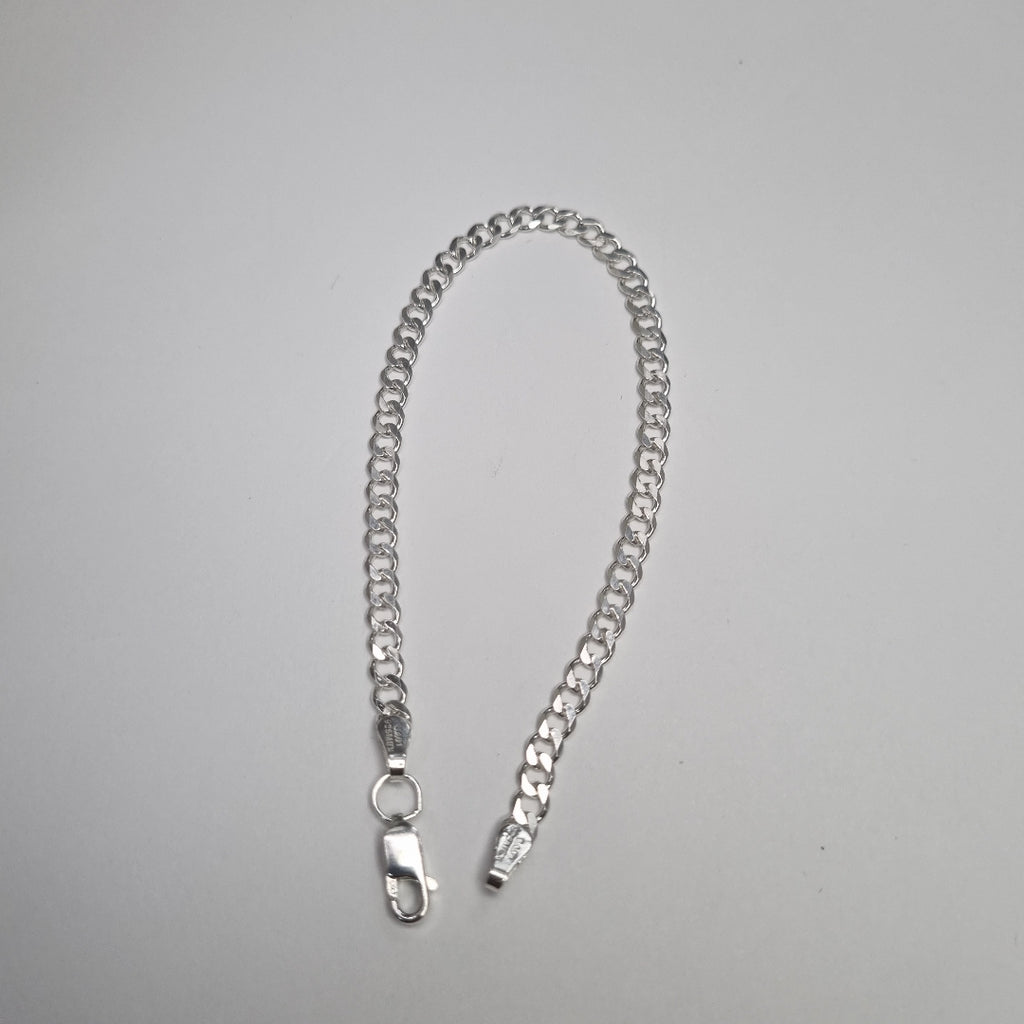 PULSERA BARBADA PLATA .925 4.6G (NUEVO)