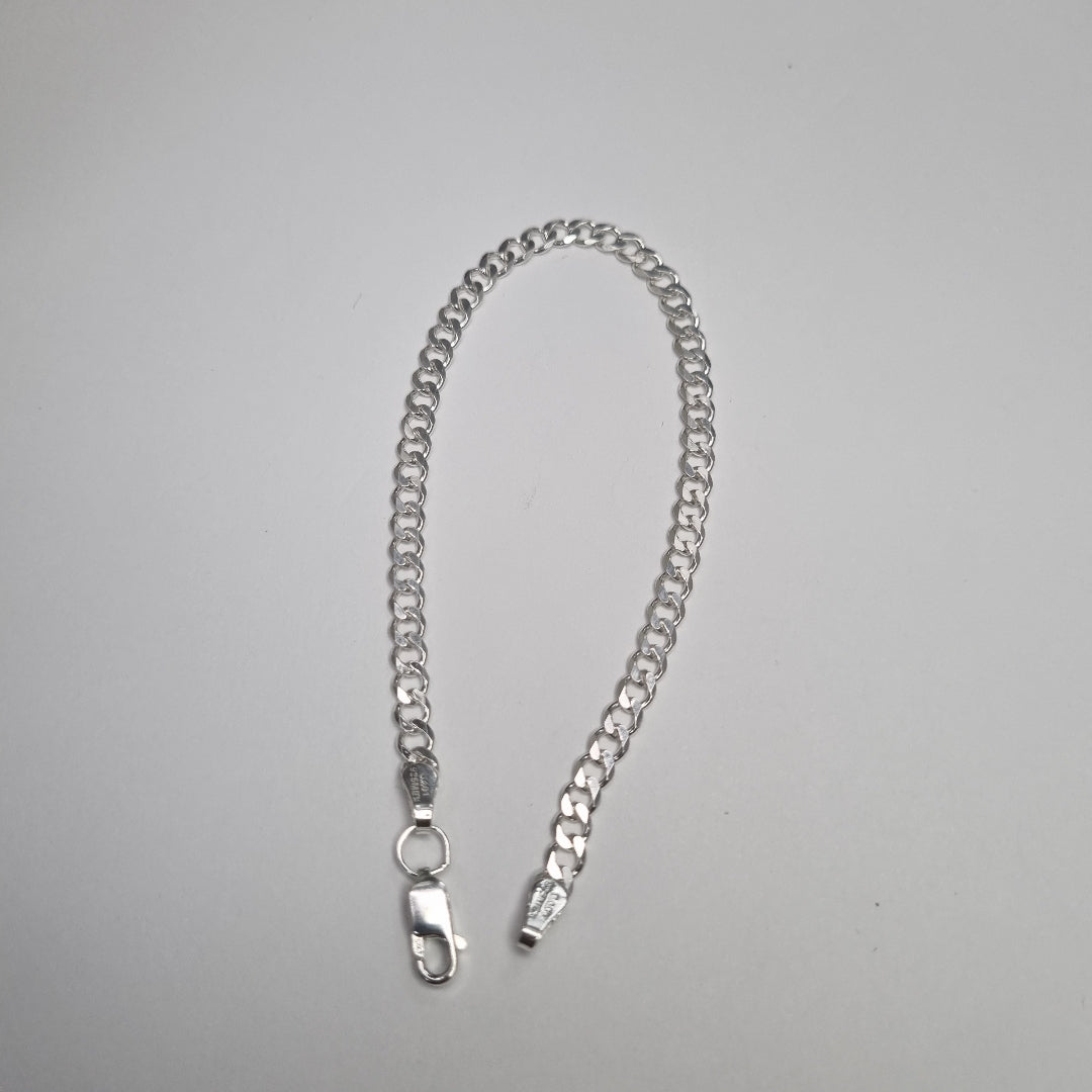 PULSERA BARBADA PLATA .925 4.6G (NUEVO)