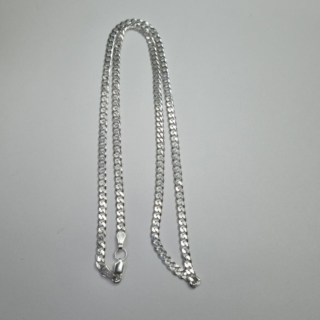 CADENA BARBADA PLATA .925 13.2G (NUEVO)