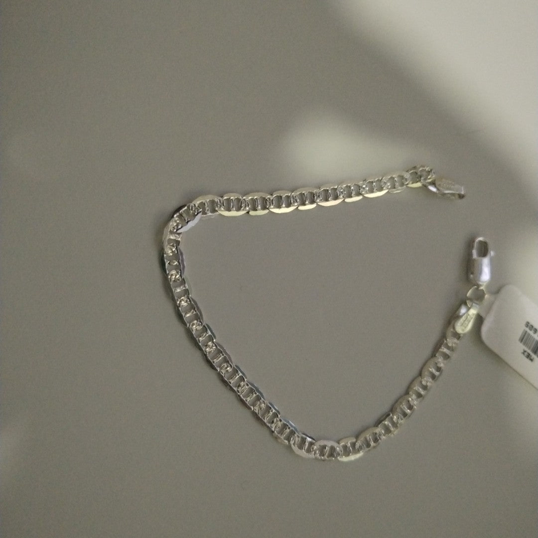 PULSERA TEJIDO MARINERO PLATA .925 4.2G (NUEVO)
