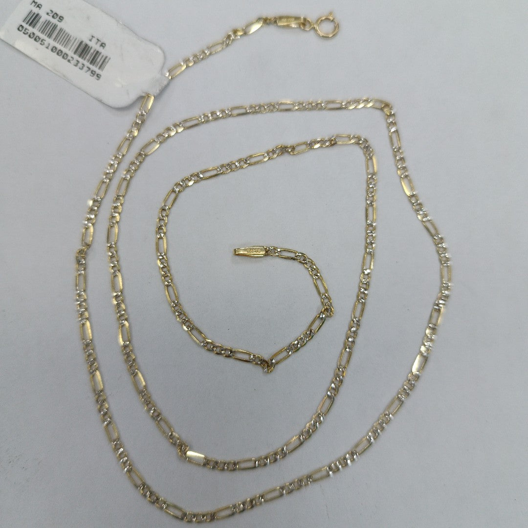 CADENAS CARTIER 3 1 DIAMANTADA ORO 14K 3.3 (NUEVO)