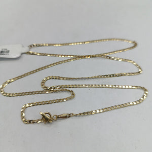 CADENAS BARBADA AMARILLA ORO 10K 2.7 (NUEVO)