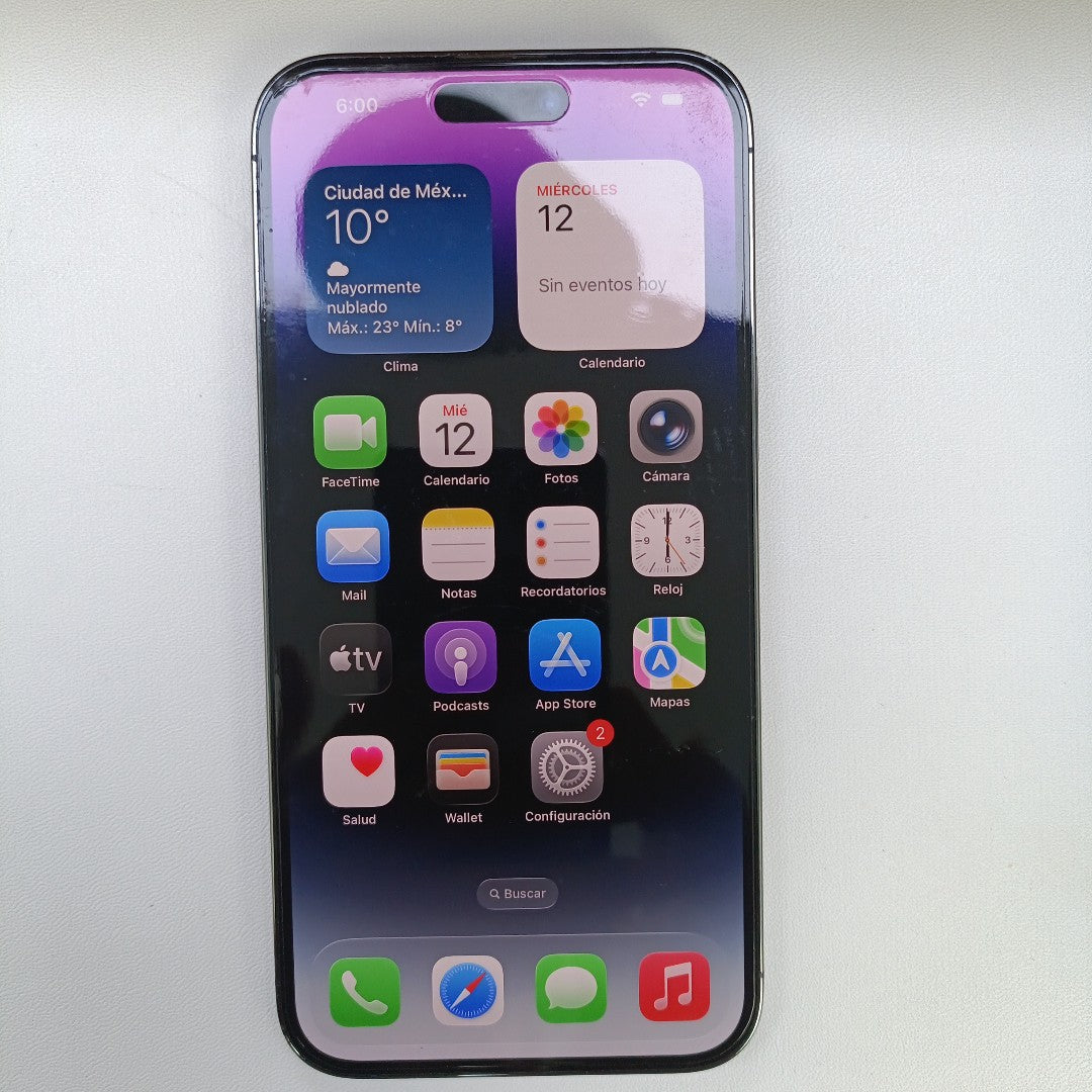 CELULAR APPLE IPHONE 14 PRO MAX A2893 128 GB 6 GB RAM (SEMINUEVO)