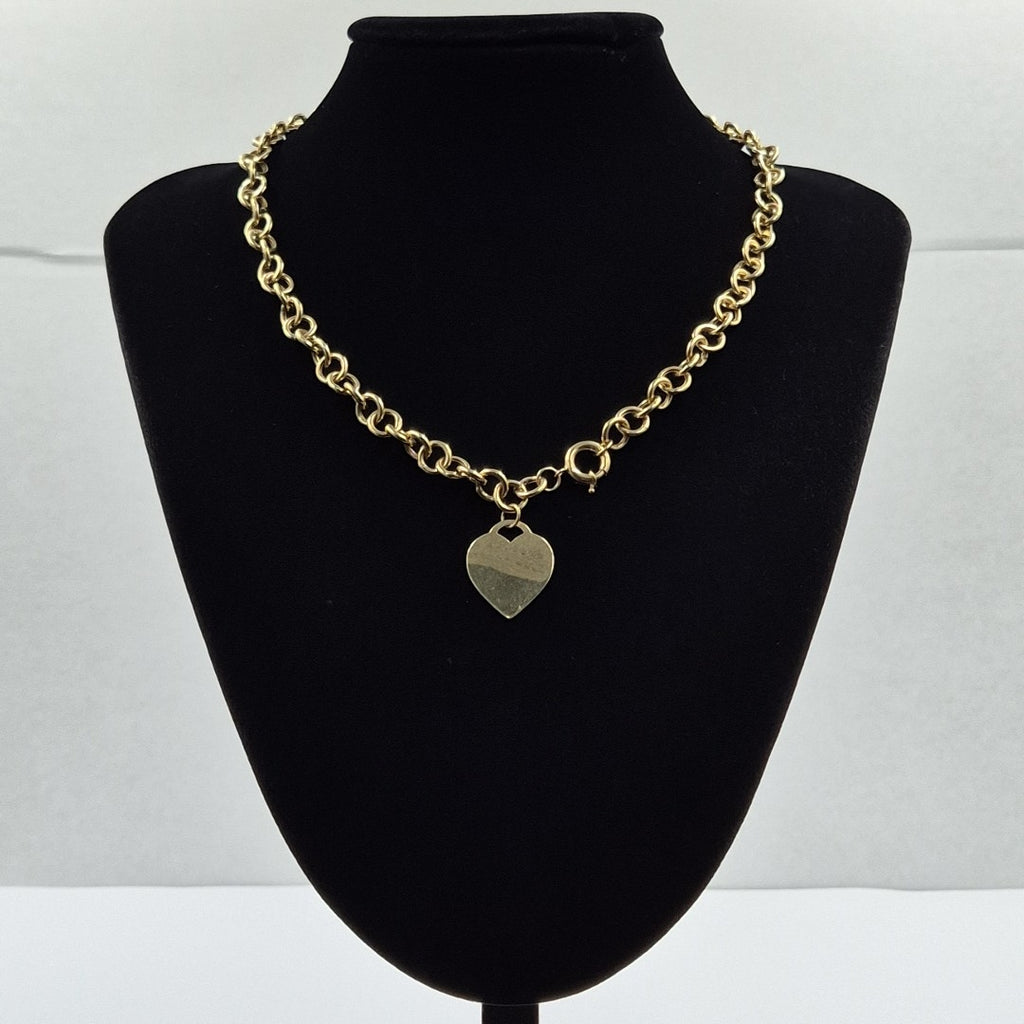 GARGANTILLAS ORO 14K 17 (NUEVO)