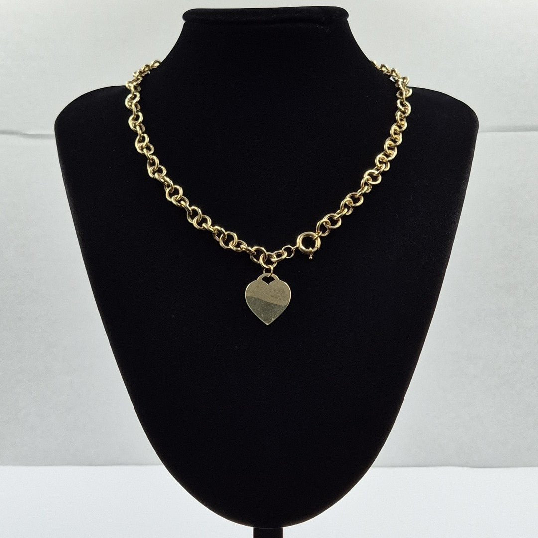 GARGANTILLAS ORO 14K 17 (NUEVO)