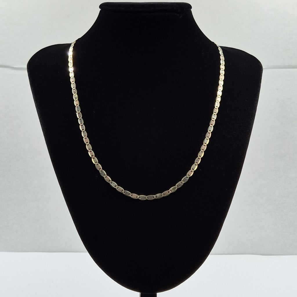 CADENAS VALENTINA/ESPEJO ORO 14K 10 (NUEVO)