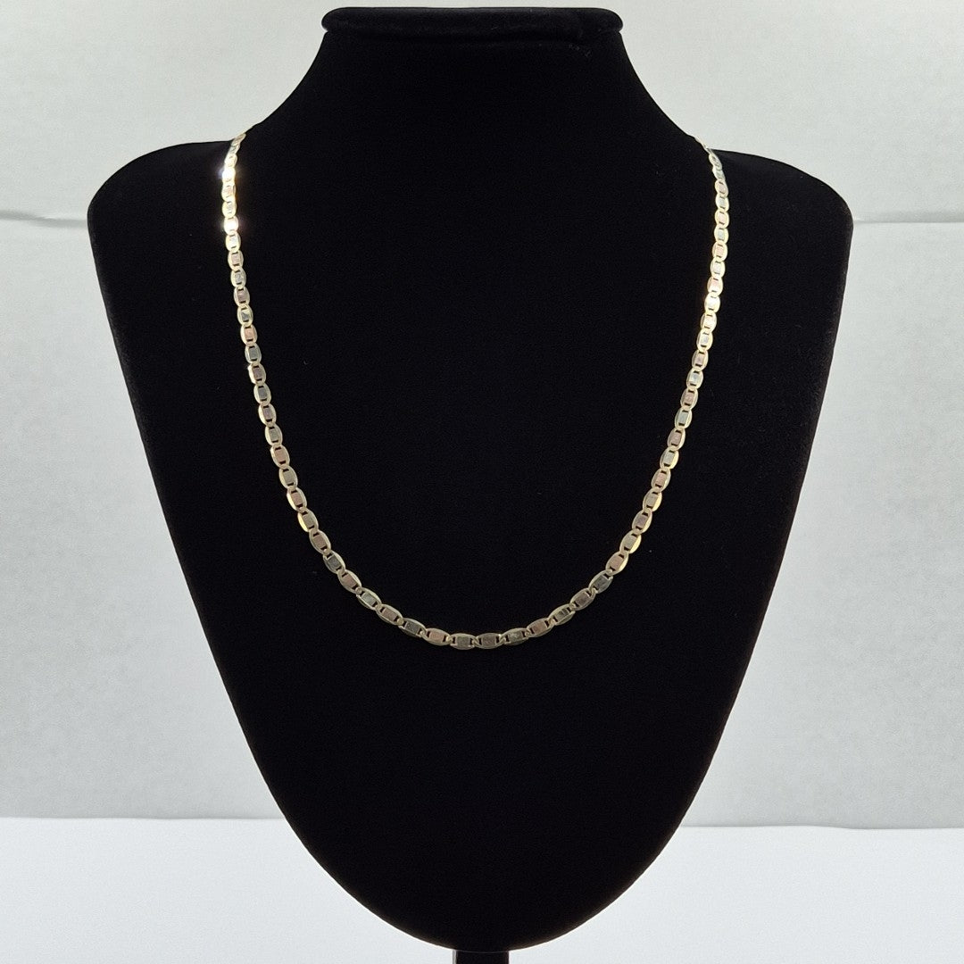 CADENAS VALENTINA/ESPEJO ORO 14K 10 (NUEVO)