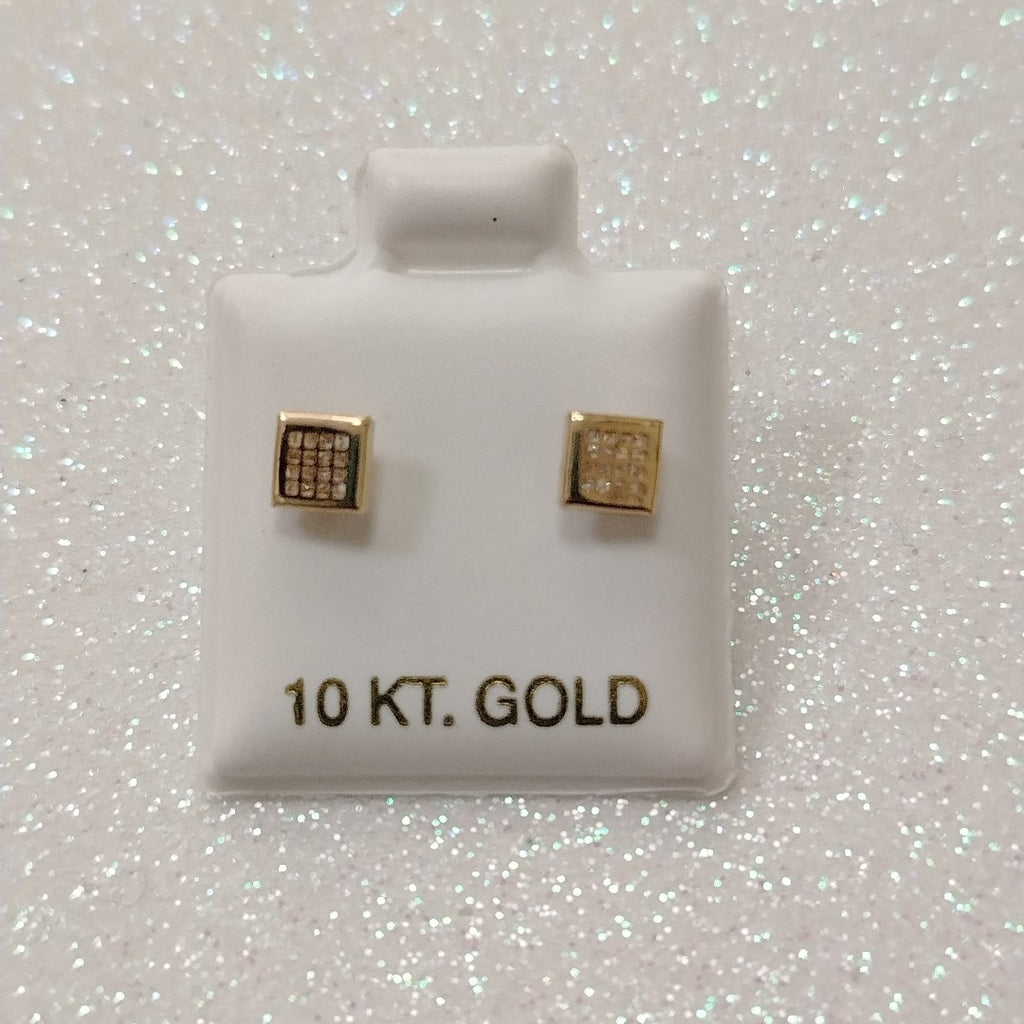 BROQUELES ORO 10K 1 (NUEVO)