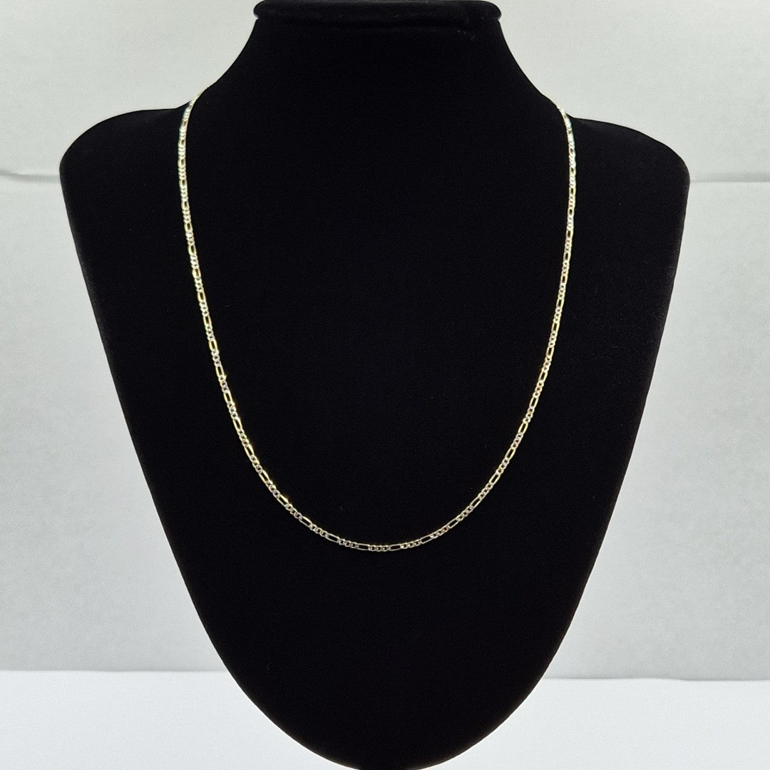 CADENAS CARTIER 3 1 DIAMANTADA ORO 14K 3.3 (NUEVO)