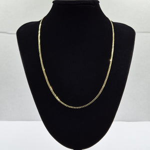 CADENAS BARBADA AMARILLA ORO 10K 3.6 (NUEVO)