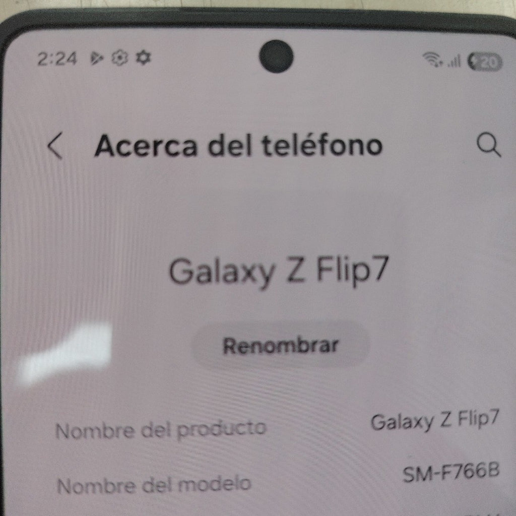 CELULAR SAMSUNG GALAXY Z FLIP 7 SM-F766B (2025) 512 GB 12 GB RAM (SEMINUEVO)