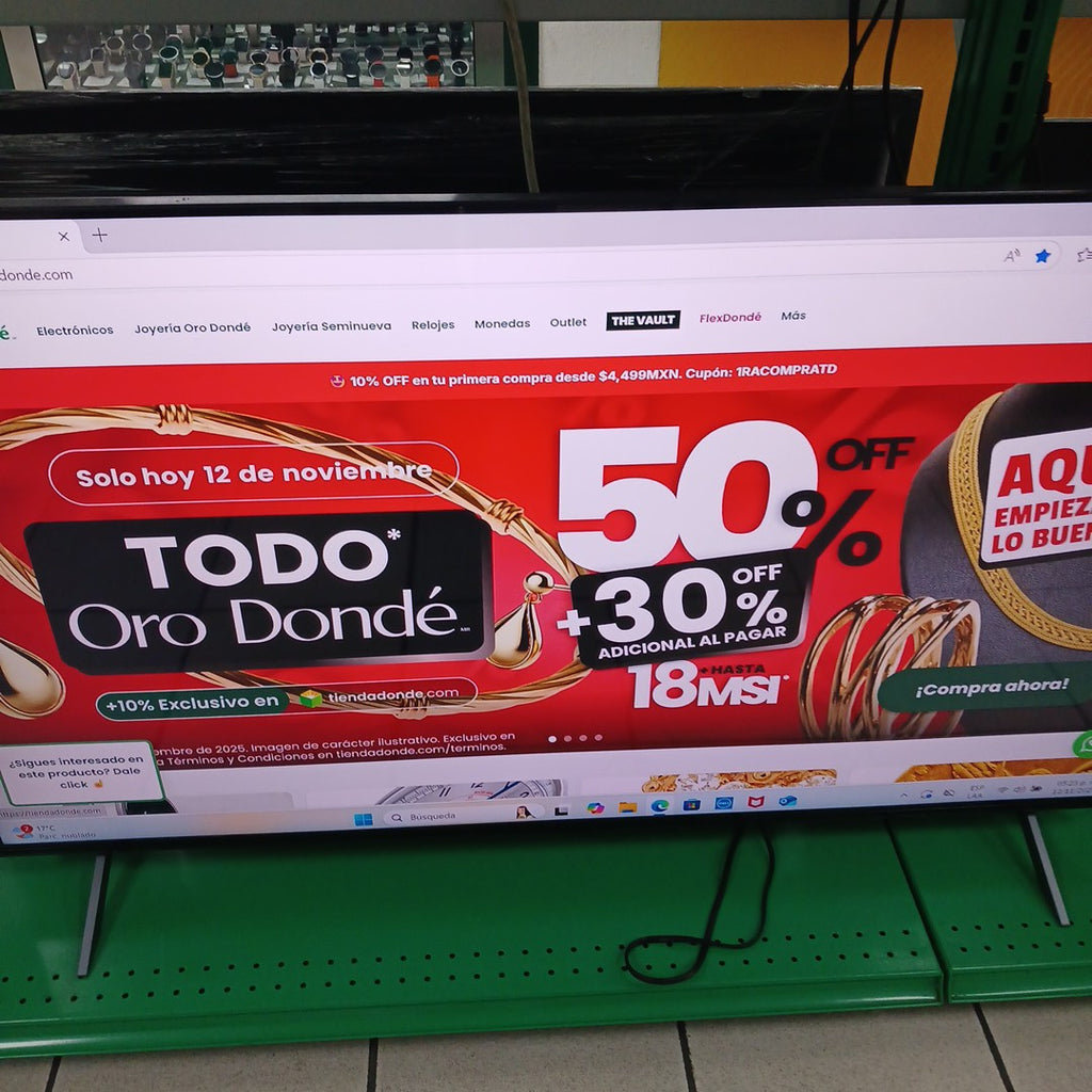 PANTALLA SAMSUNG UN43J5290AF (2019) 43" LED FULL HD (SEMINUEVO)