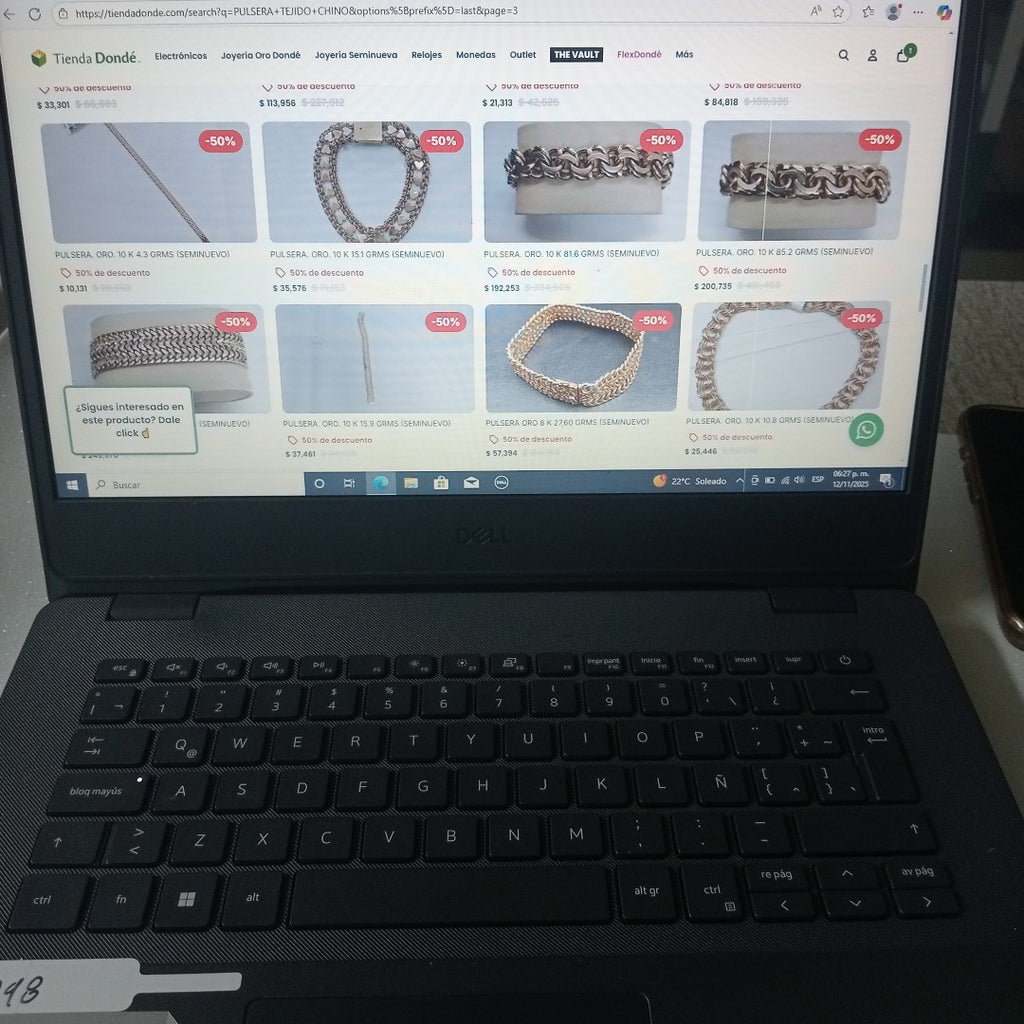 LAPTOP DELL VOSTRO 14 3401 (2022) 256 GB SSD 12 GB RAM (SEMINUEVO)