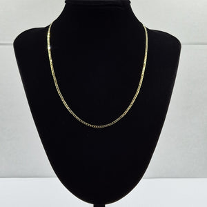 CADENAS BARBADA AMARILLA ORO 10K 3.2 (NUEVO)