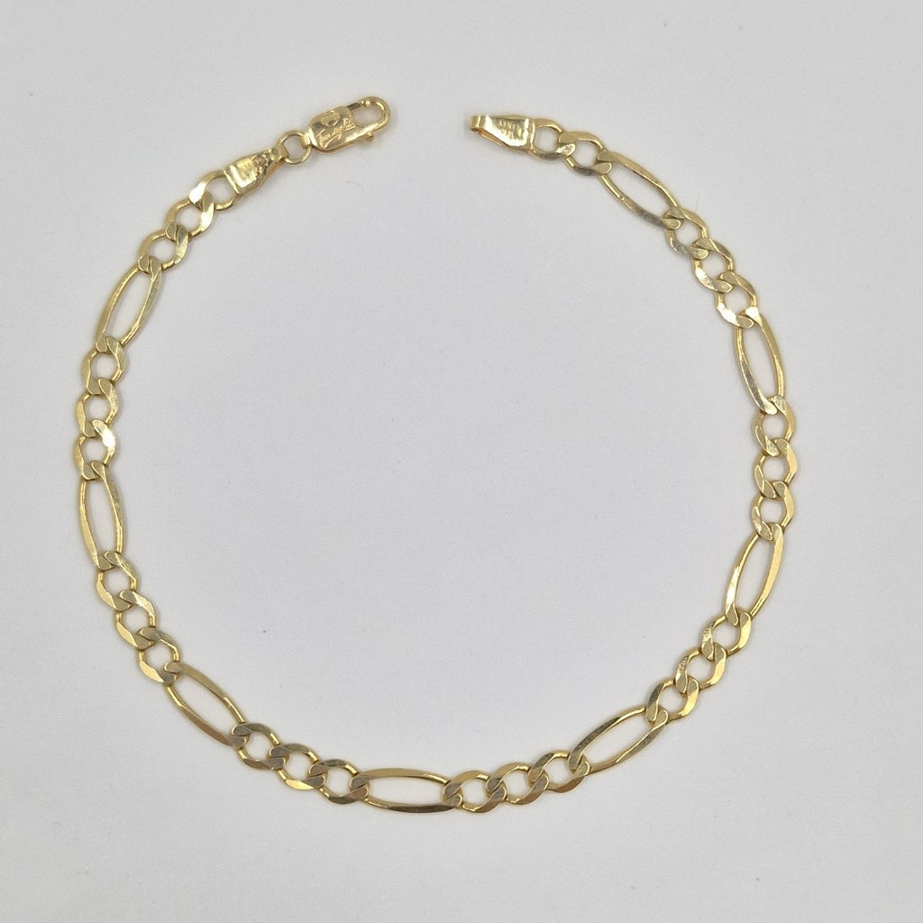 PULSERAS CABALLERO CARTIER 3 1 AMARILLA ORO 14K 4.7 (NUEVO)