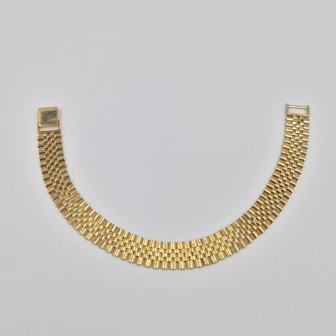 PULSERAS CABALLERO ORO 14K 17.7 (NUEVO)