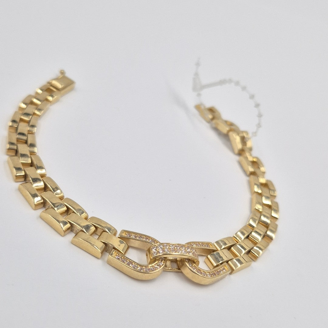 PULSERAS DAMA ORO 14K 17 (NUEVO)