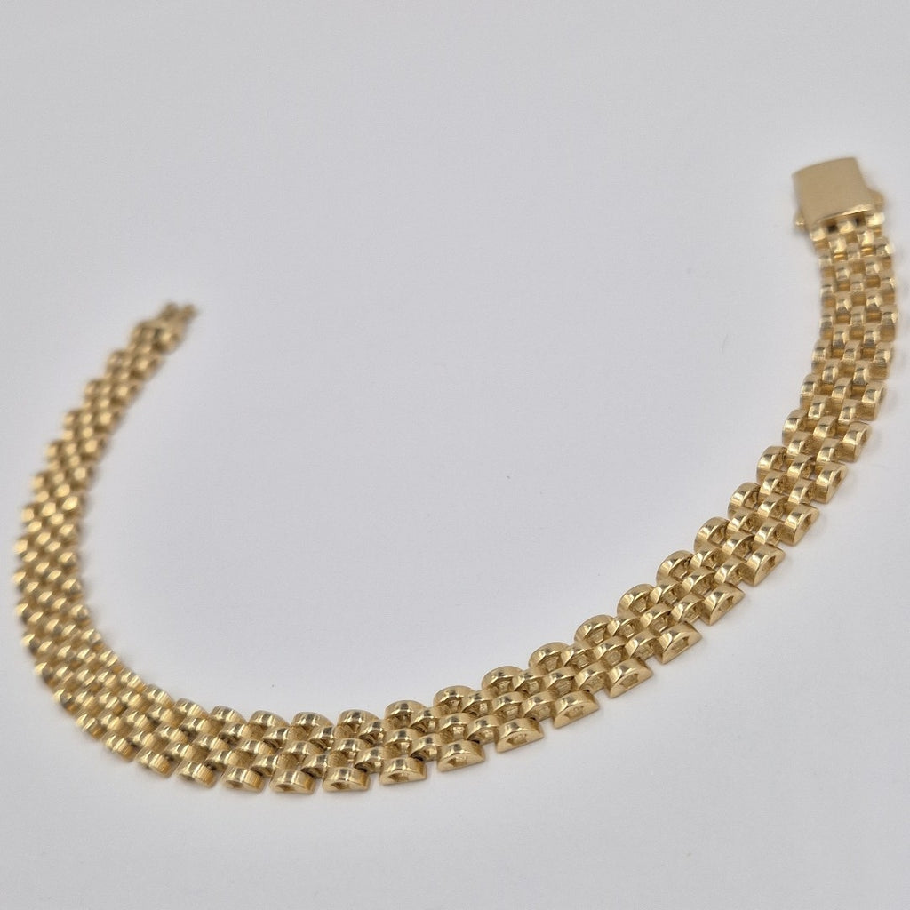 PULSERAS CABALLERO ORO 14K 18.7 (NUEVO)