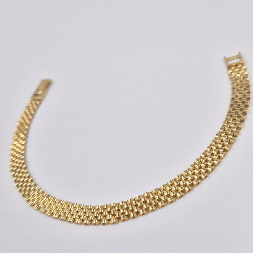 PULSERAS CABALLERO ORO 14K 11 (NUEVO)