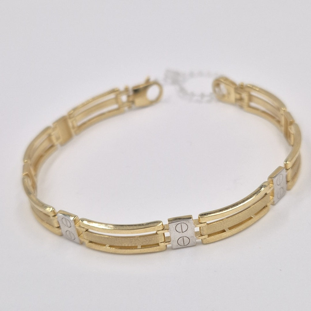 PULSERAS CABALLERO ORO 10K 10.8 (NUEVO)