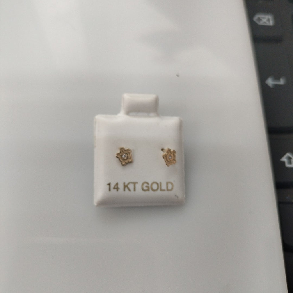 BROQUELES ORO 14K 1 (NUEVO)