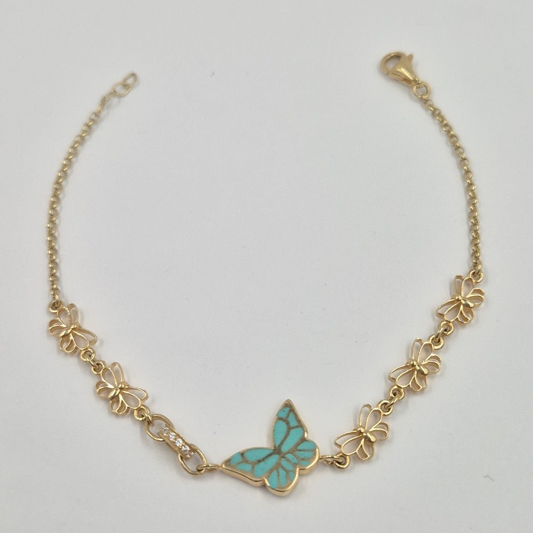 PULSERAS DAMA ORO 14K 4.3 (NUEVO)