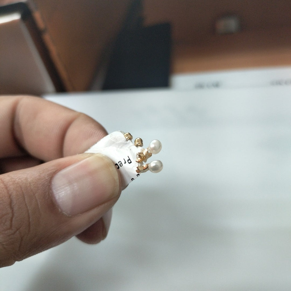 BROQUELES ORO 14K 1 (NUEVO)