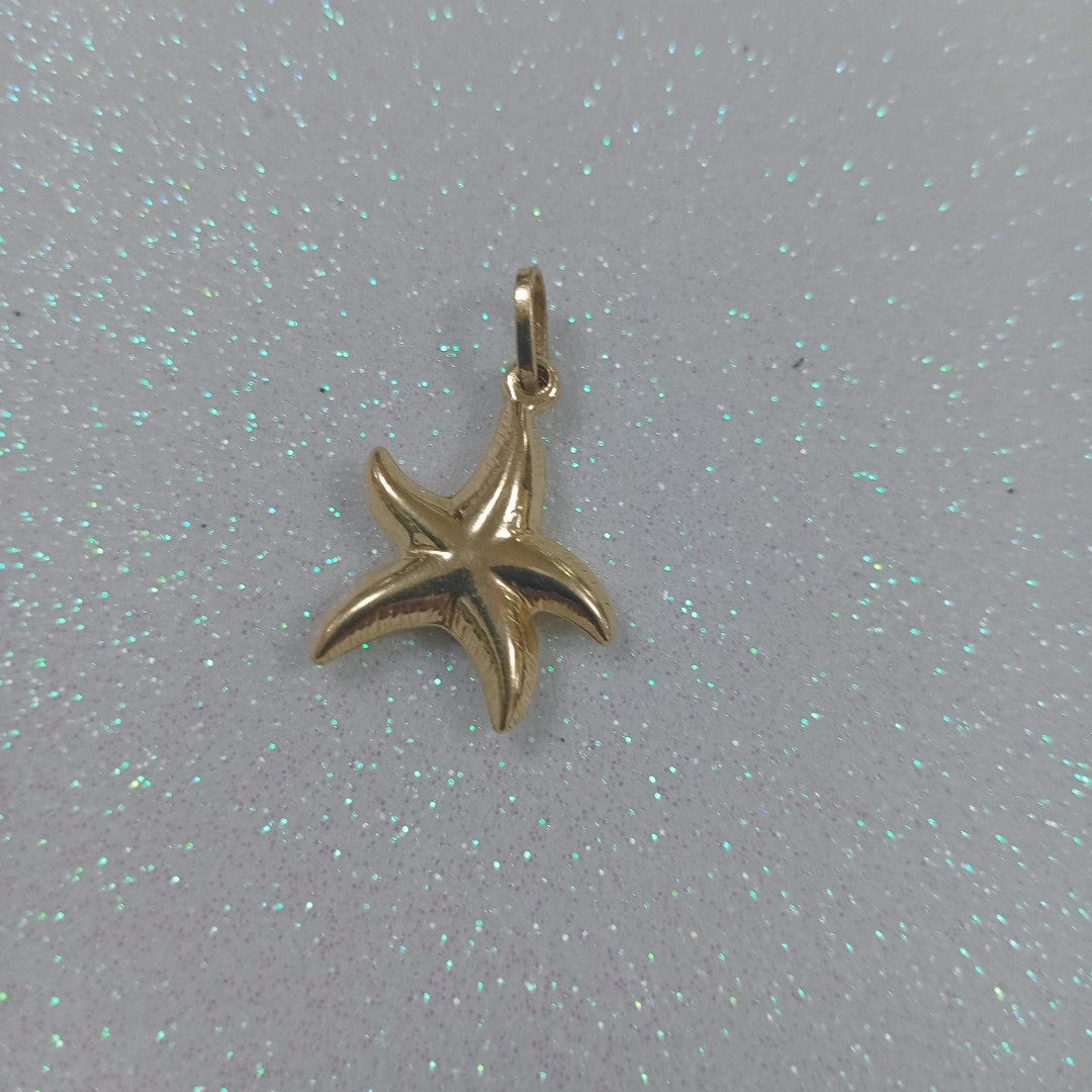 10024DIJ00000B644 FRD6 DIJE DE ESTRELLA DE MAR INFLADO ORO 14K 1.5GRS (NUEVO)
