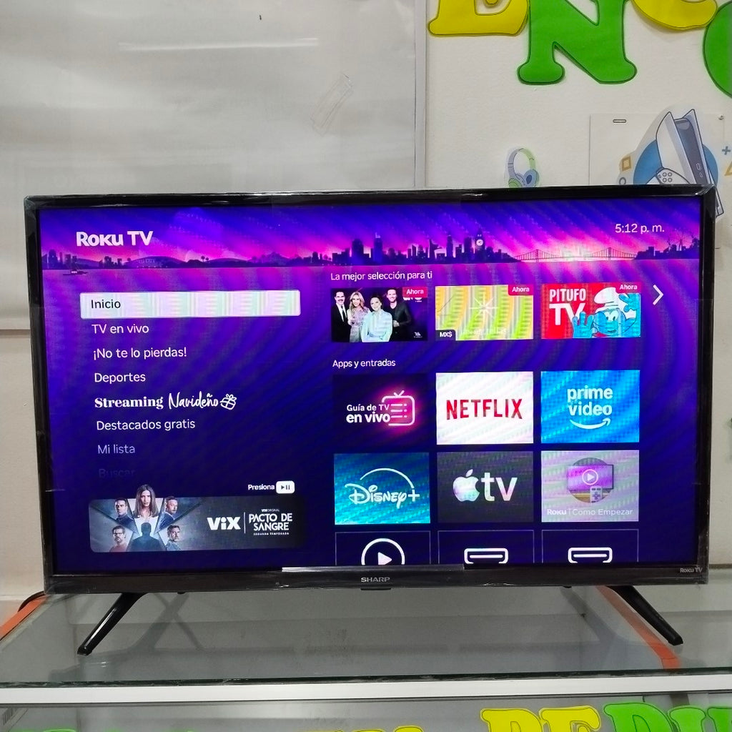 PANTALLA SHARP 2T-C32CF2UR (2020) 32" LED HD (SEMINUEVO)